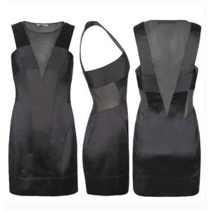 AllSaints Emi Black Dress